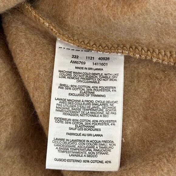 Columbia Mens Hart Mountain II Crewneck Fleece Sweatshirt Delta Brown Large - Picture 6 of 13